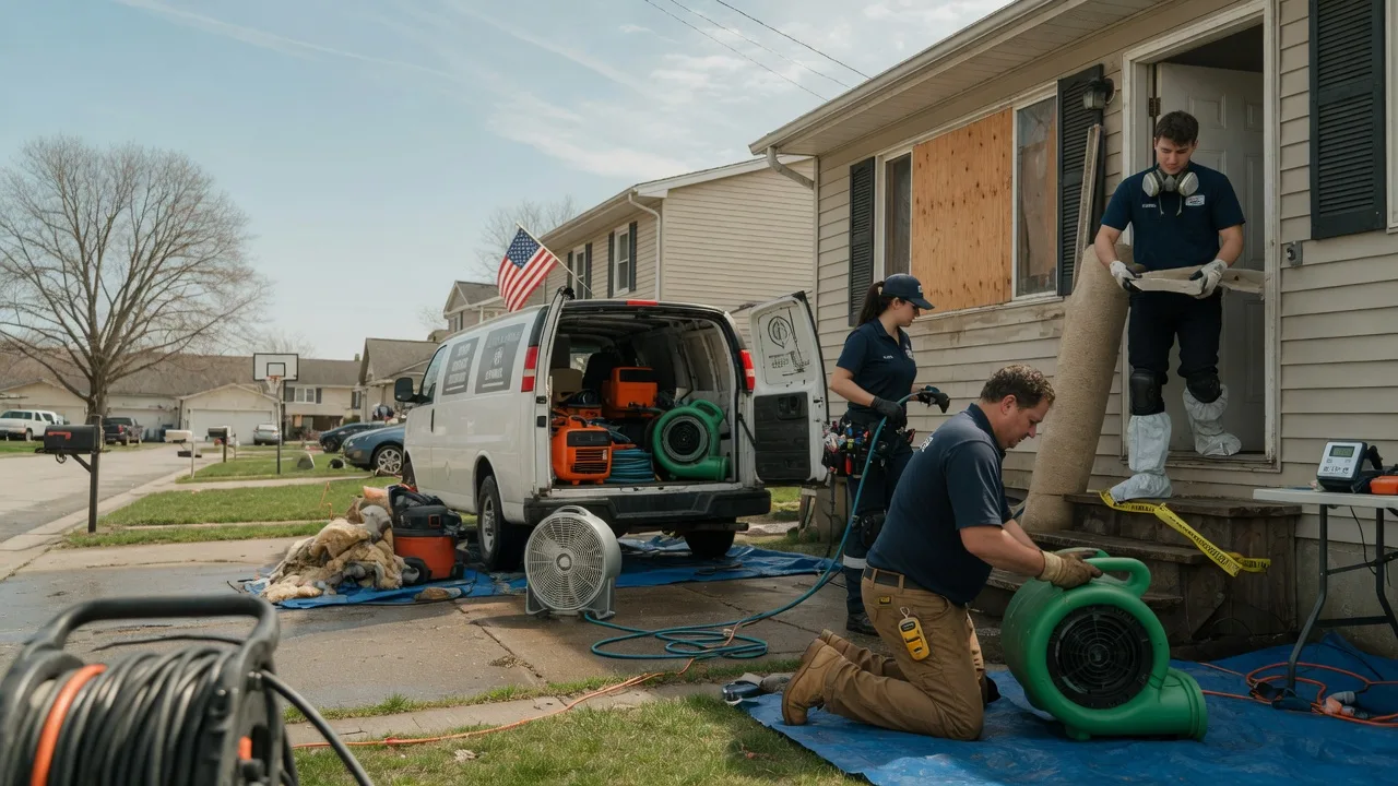 Water Damage Restoration in Morrisonville, WI near me